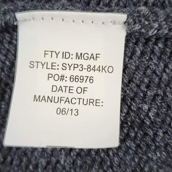 Urban Pipeline Sweater Mens XXL Gray Multi Grandpa Dad Cardigan - Picture 7 of 7